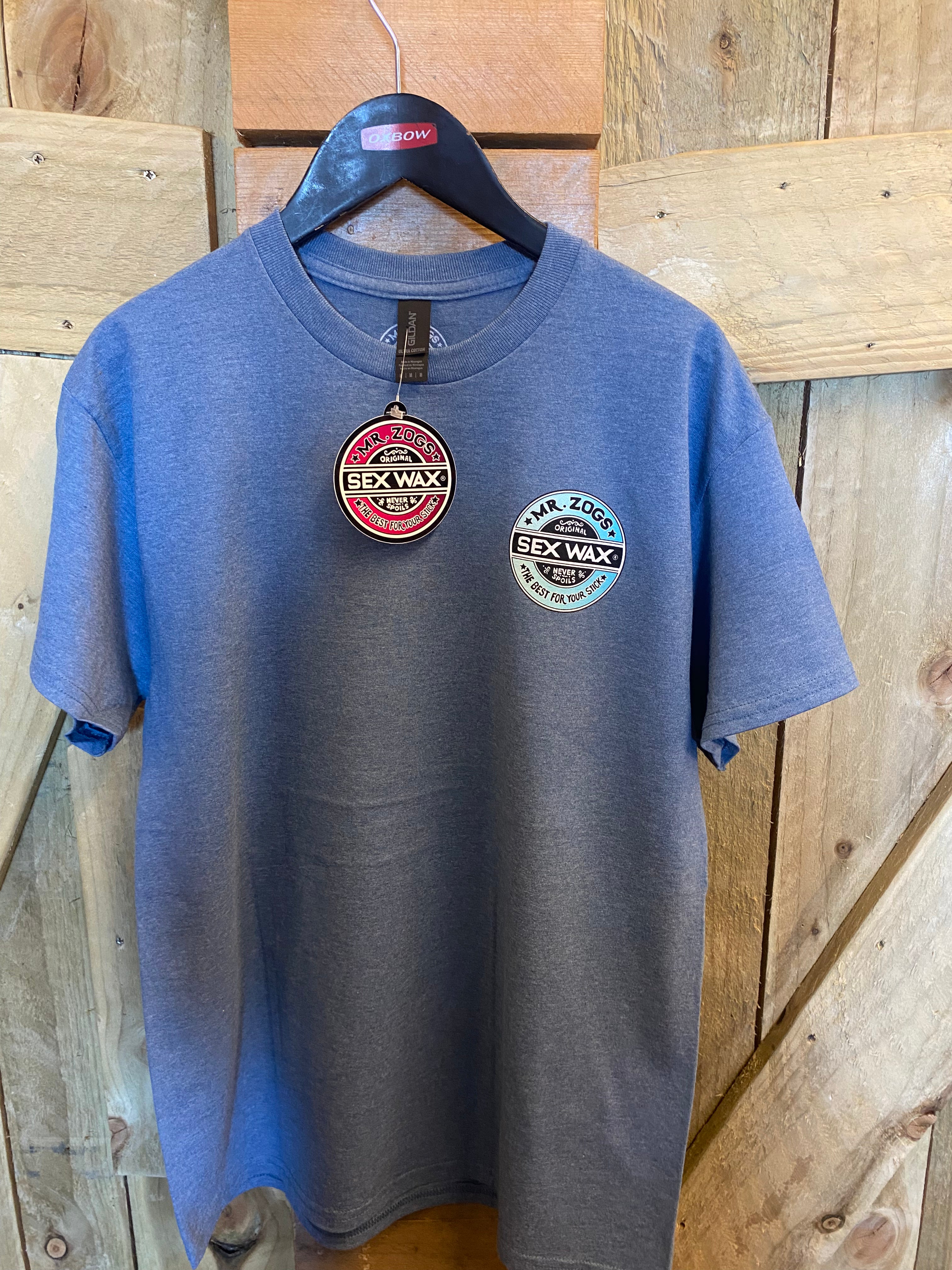 Sex Wax t-shirt  - The fade - Indigo Heather