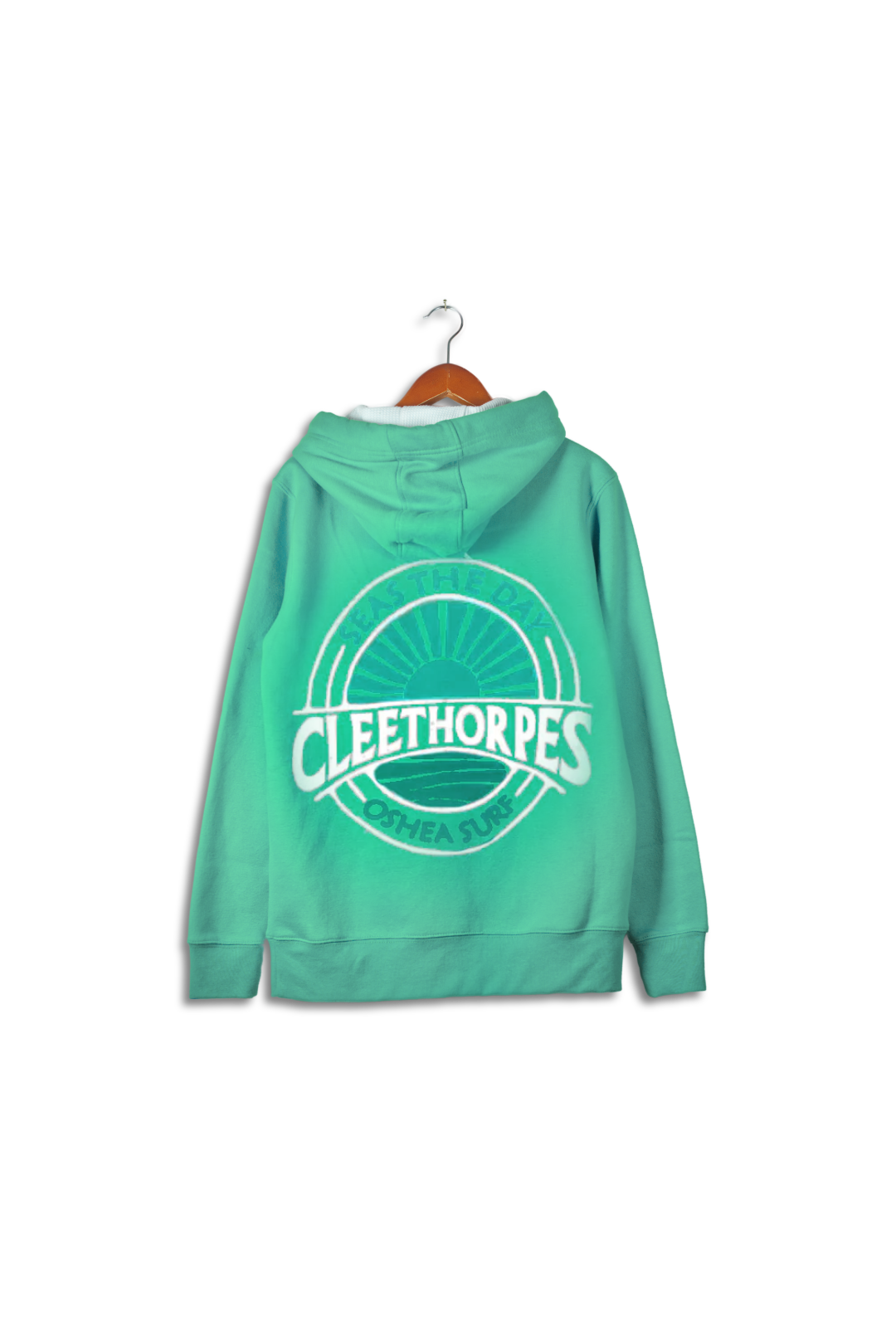 Cleethorpes Mint Green  Hoody - SEAS THE DAY -
