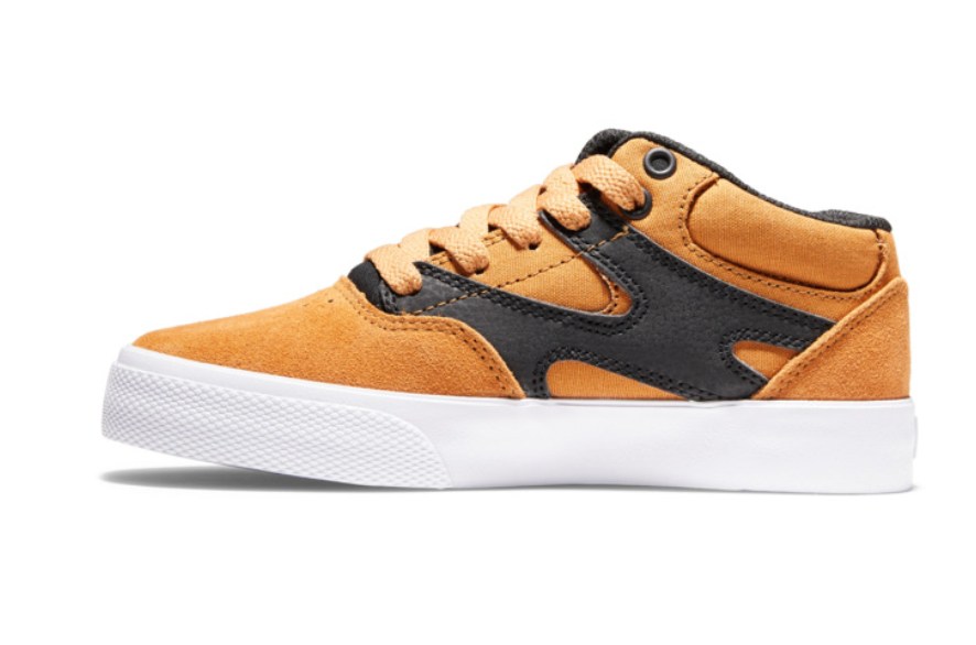 DC KALIS VULC - MID-TOP LEATHER SHOES FOR BOYS