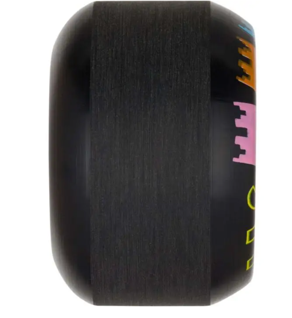 Santa Cruz Pac-Man Slime Balls Vomit Mini Skateboard Wheels - Black 54mm