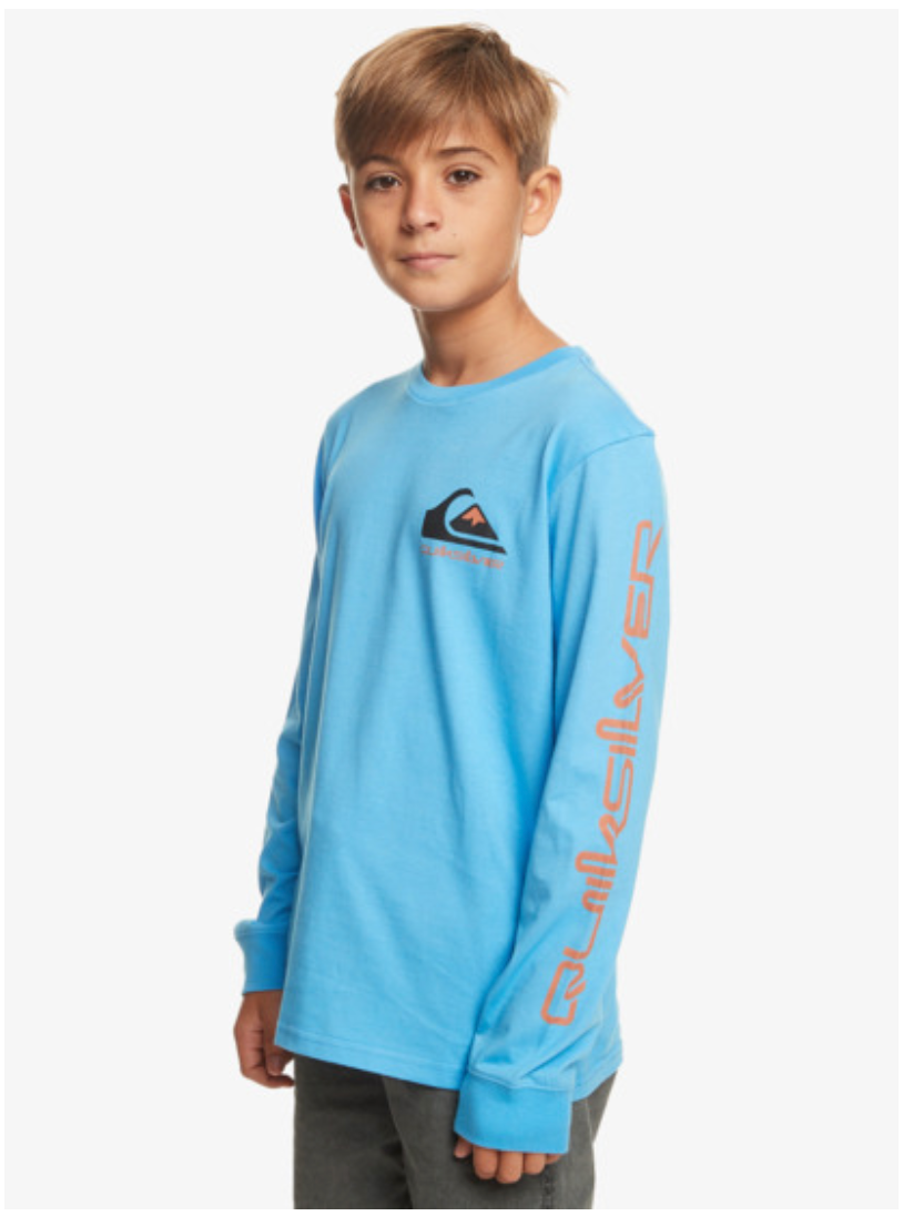 Quiksilver Omni Logo - Long Sleeve T-Shirt For Boys 8-16