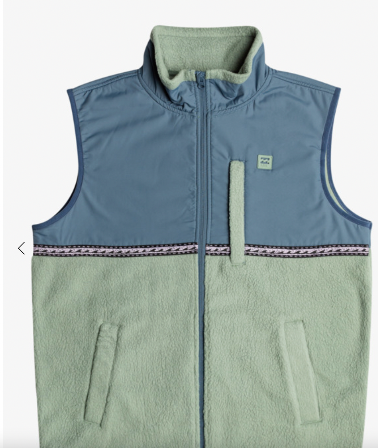 BILLABONG Boundary Trail - Zip-Up Fleece Vest for Men