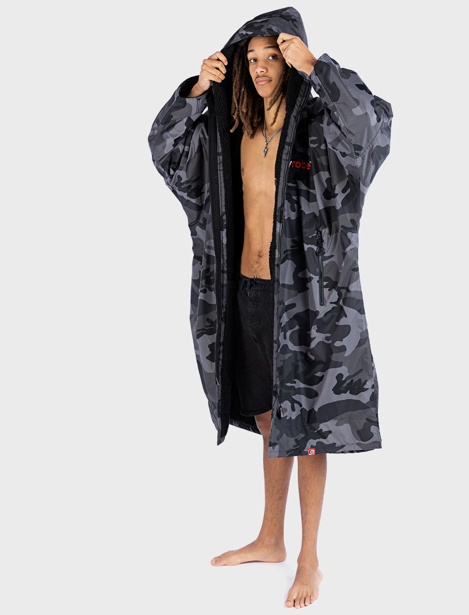 Dryrobe Advance Long Sleeve Black/Camo/Black