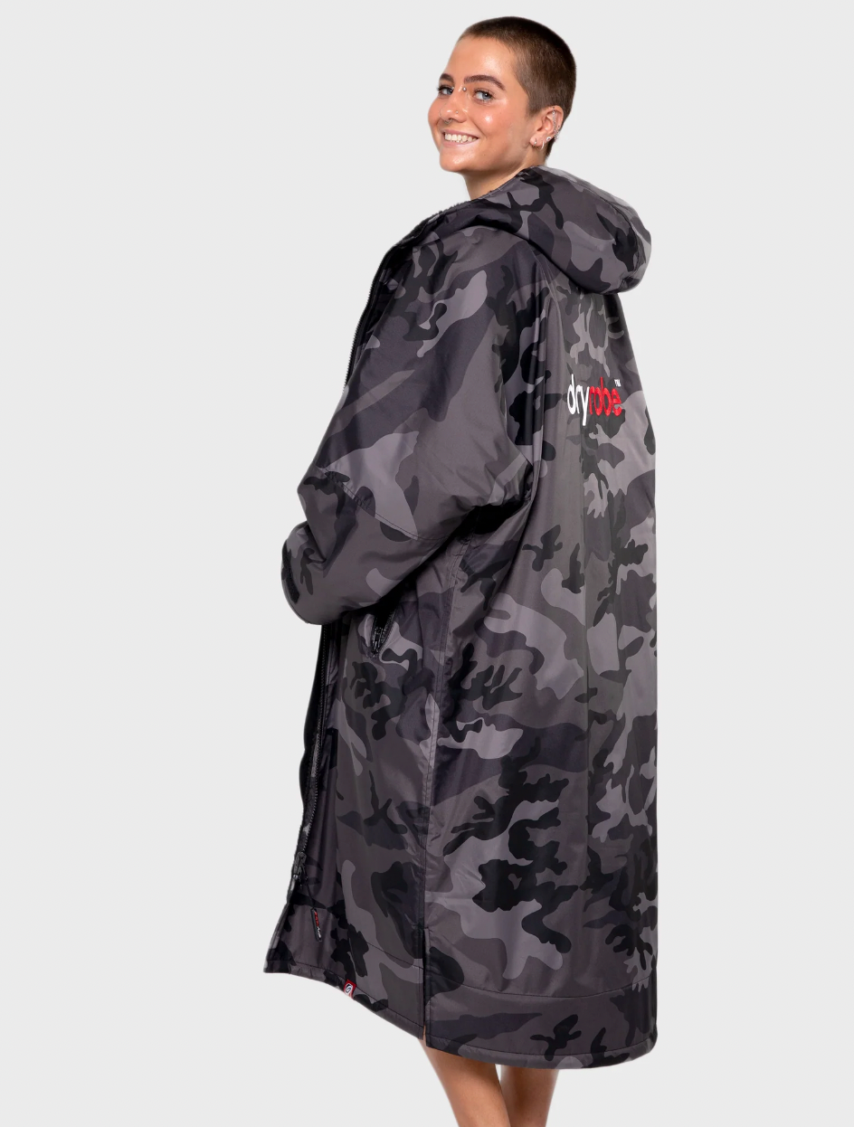 Dryrobe Advance Long Sleeve Black/Camo/Black