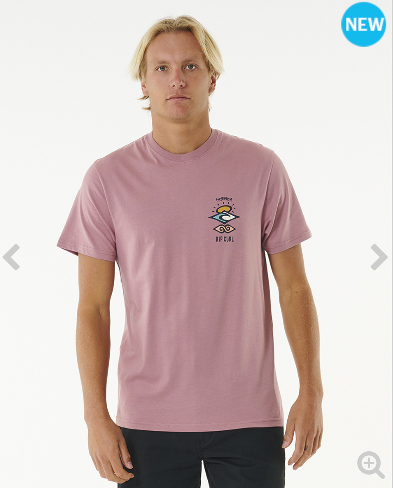 RIPCURL Search Icon Short Sleeve Tee