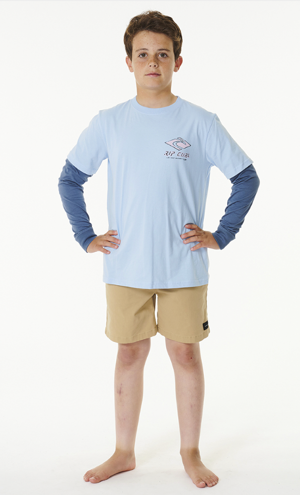 Ripcurl Pure Surf Long Sleeve 2 In 1 Tee Boy