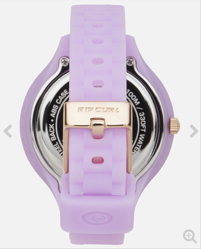 RIPCURL Deluxe Horizon Silicone Watch- LILAC