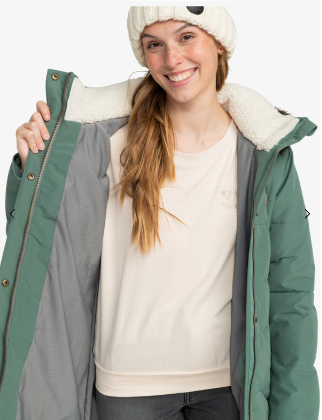 Better Weather - Longline Hooded Puffer Jacket for Women