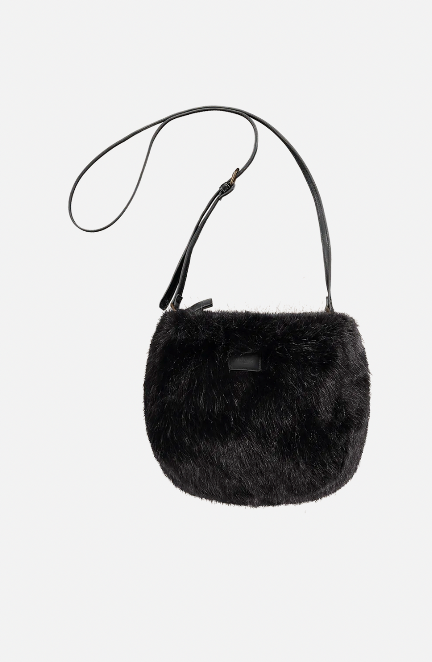 SALWEEN SHOULDER BAG Faux fur shoulderbag women