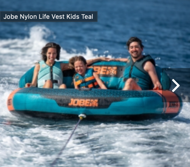 Jobe Nylon Life Vest Kids Teal-YOUTH-