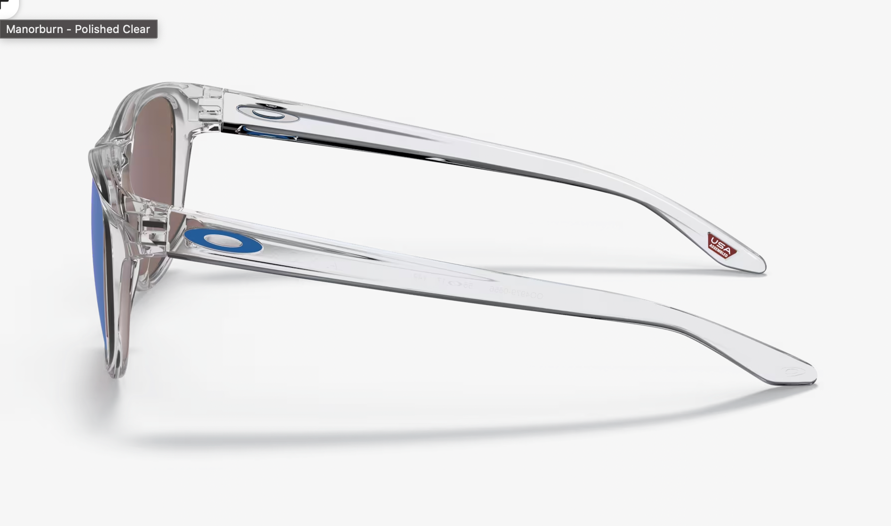 OAKLEY Prizm Sapphire Lenses,  Polished Clear Frame