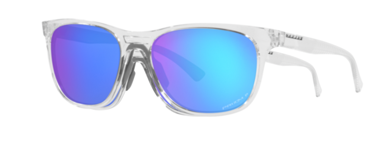 OAKLEY LEADLINE POLISH CLEAR PRIZM SAPPHIRE POLARIZED