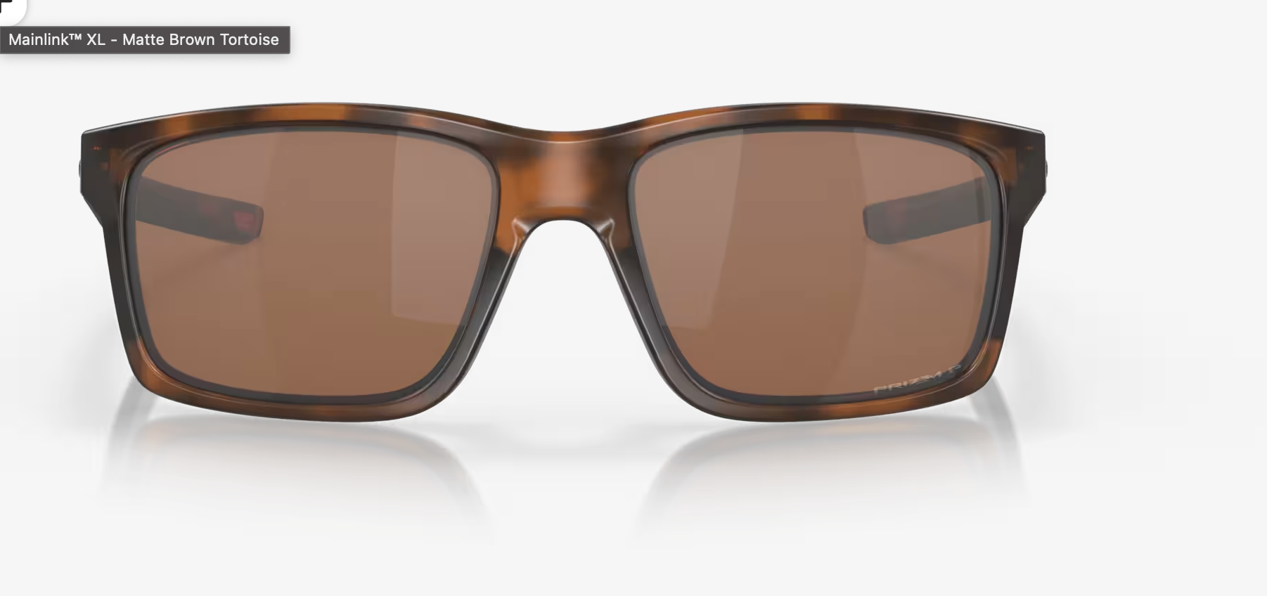 OAKLEY MAINLINK MATTE BROWN TORTOISE- PRIZM TUNGSTEN POLARTIZED