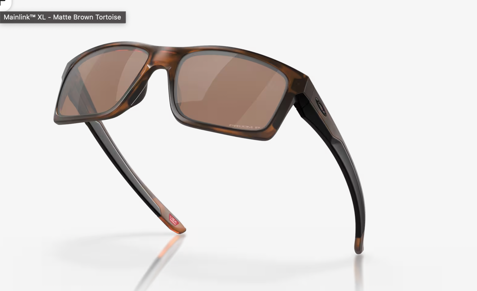 OAKLEY MAINLINK MATTE BROWN TORTOISE- PRIZM TUNGSTEN POLARTIZED