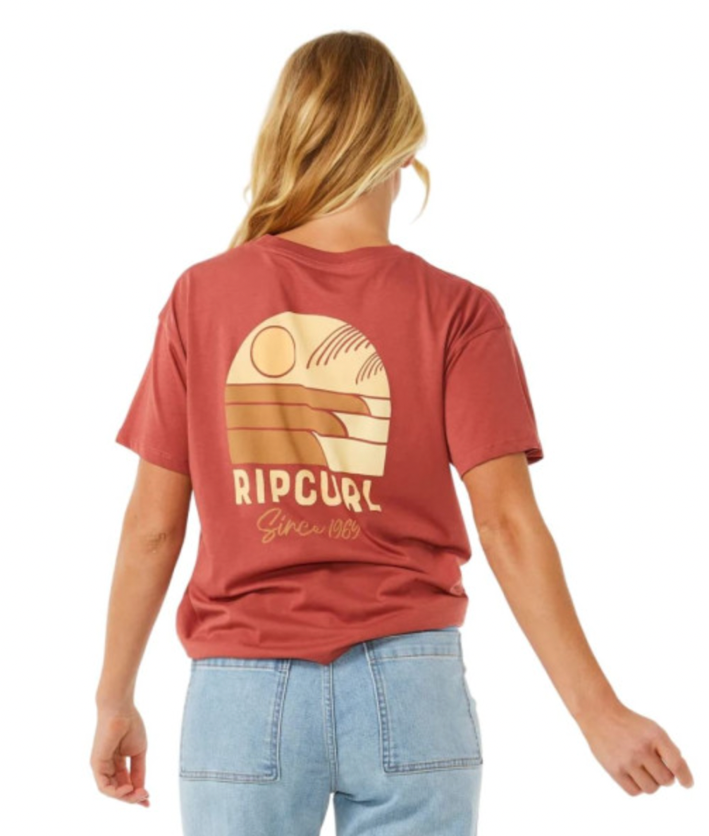 Ripcurl Line Up Relaxed Tee Women'S