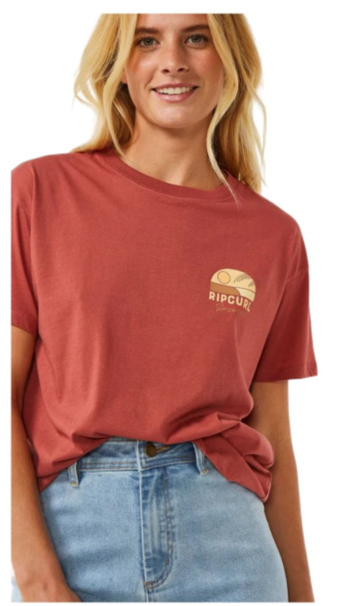 Ripcurl Line Up Relaxed Tee Women'S