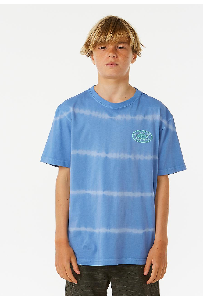 Ripcurl Kids Lost Island Tie Dye Short Sleeve Crew Neck T-Shirt