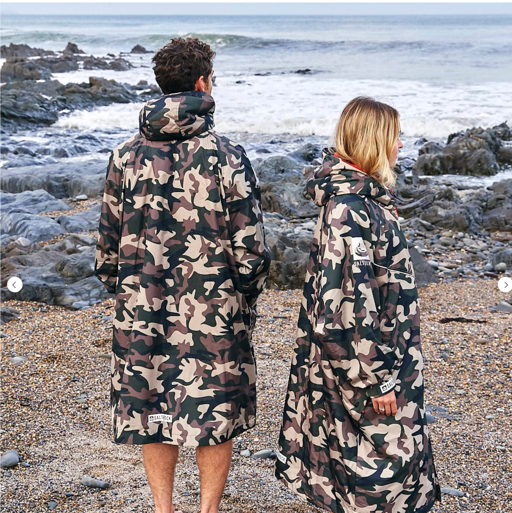 SALTROCK Recycled Changing Robe - Brown Camo