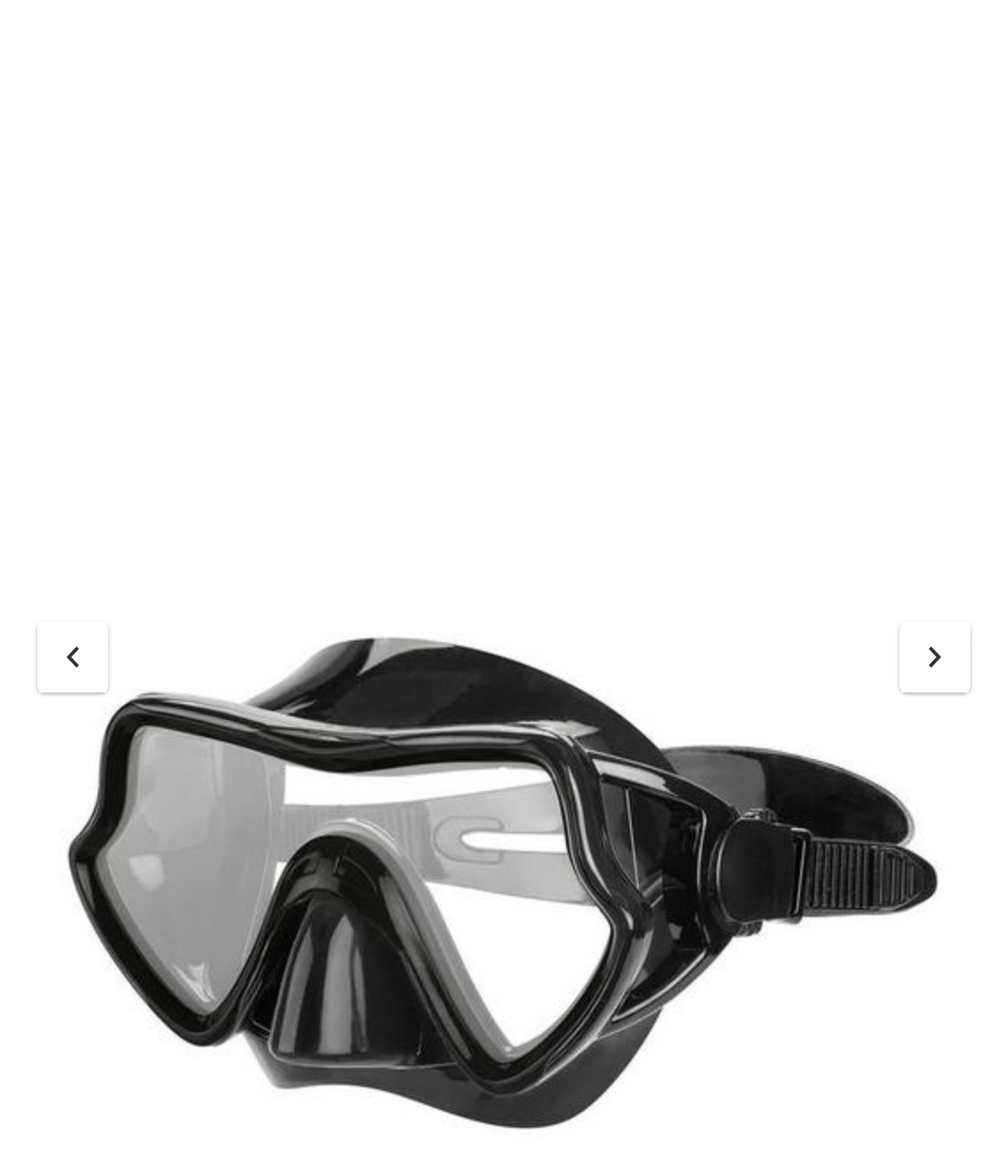 Osprey Adult Single Lens Mask and Snorkel set - Black