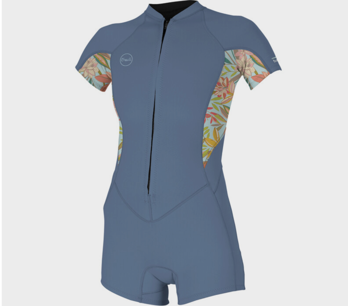 O'Neill Womens Bahia 2/1Mm Front Zip Springsuit Wetsuit- 5293-