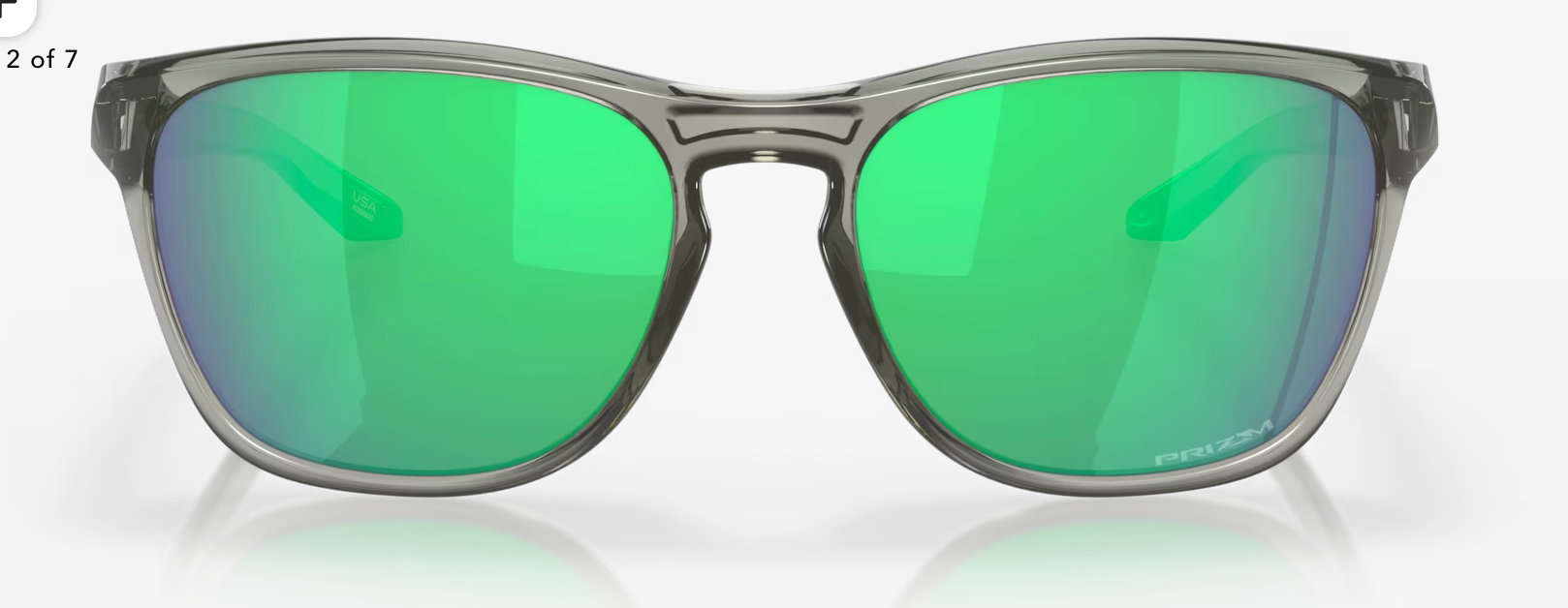 Oakley -Manorburn - Prizm Jade Lenses,  Grey Ink Frame