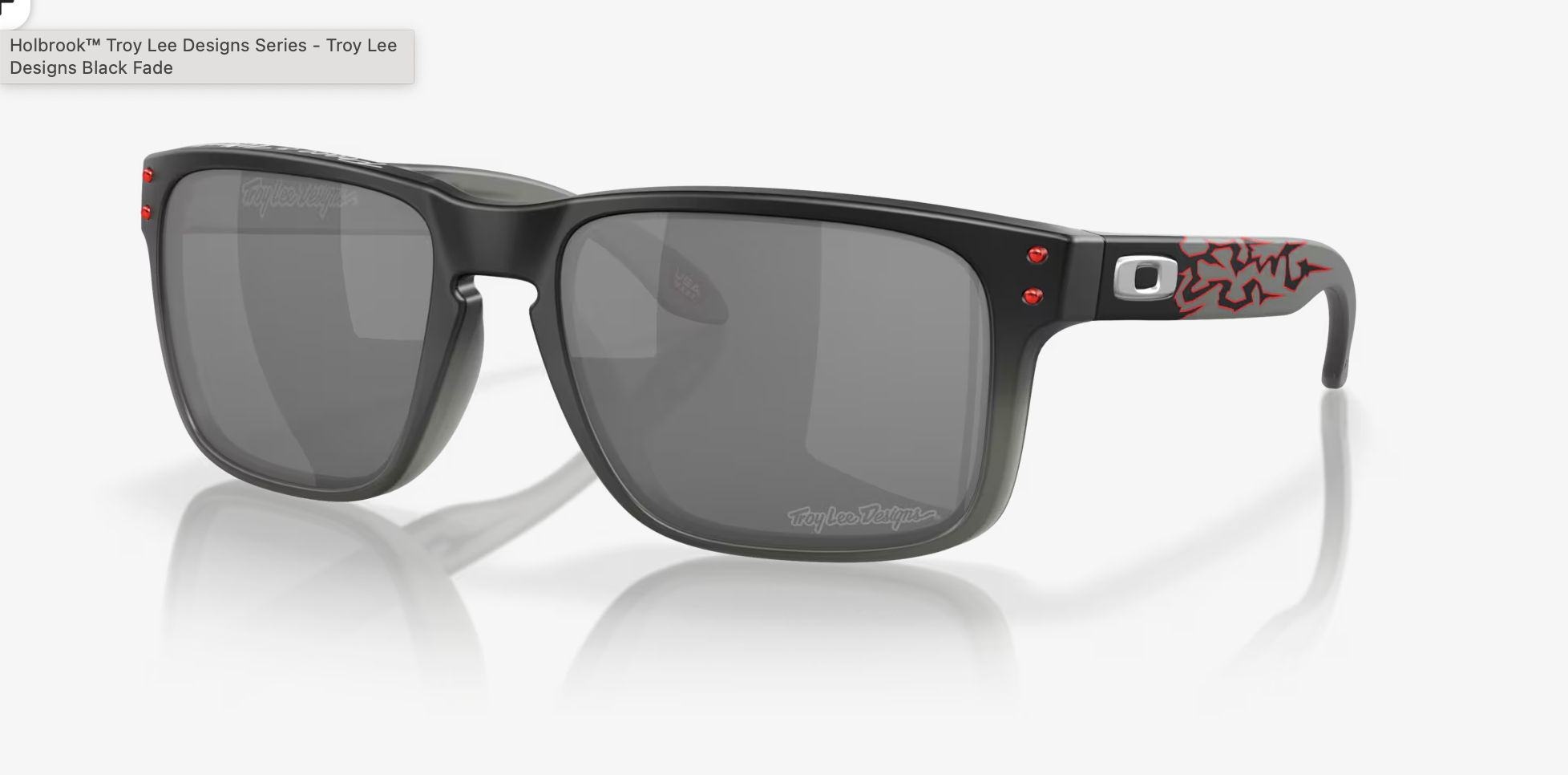 Oakley - Prizm Black Lenses,  Troy Lee Designs Black Fade Frameholbrook™ Troy Lee Designs Series