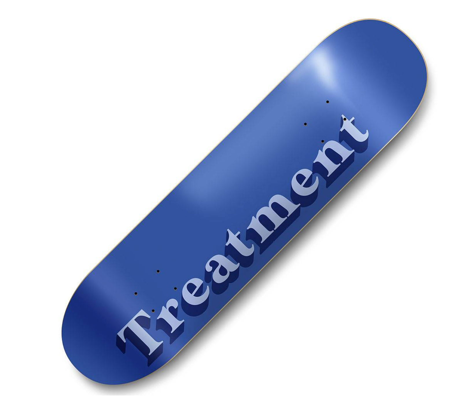 Treatment Skateboards Treatment Skateboards Blues Skateboard Deck 8.5"