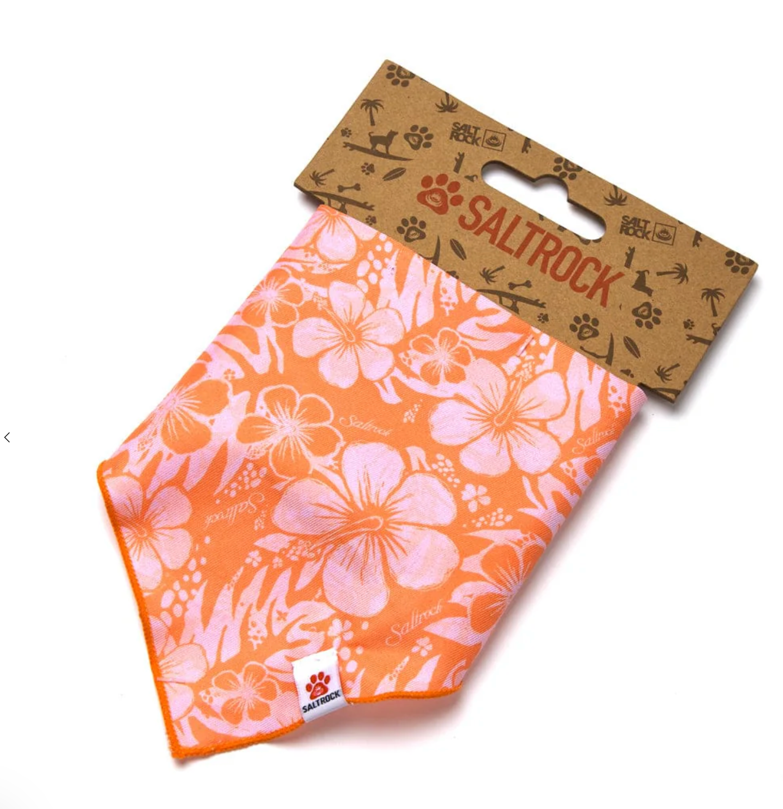 Saltrock Hibiscus - Dog Bandana - Orange