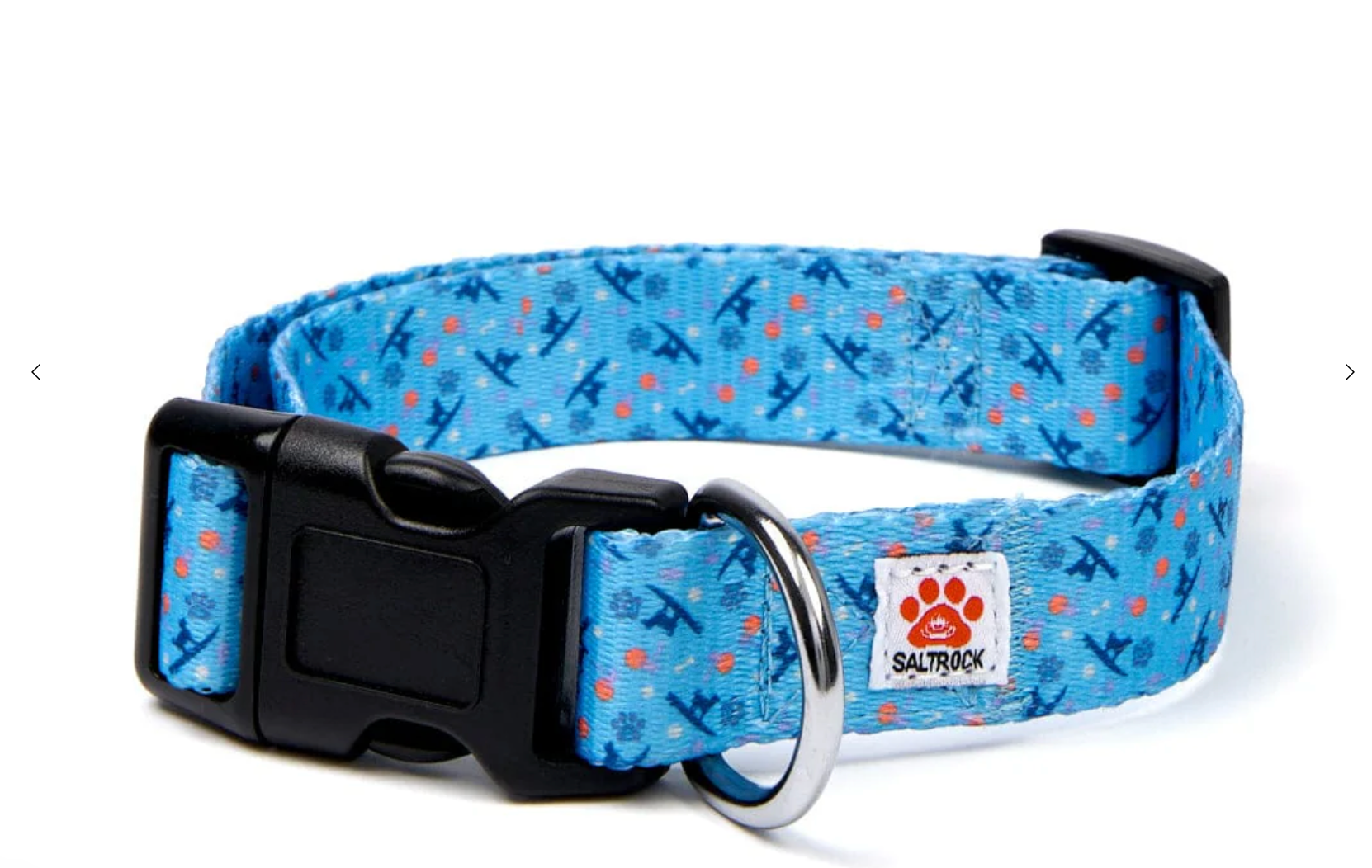 Saltrock Paw Print - Dog Collar - Blue