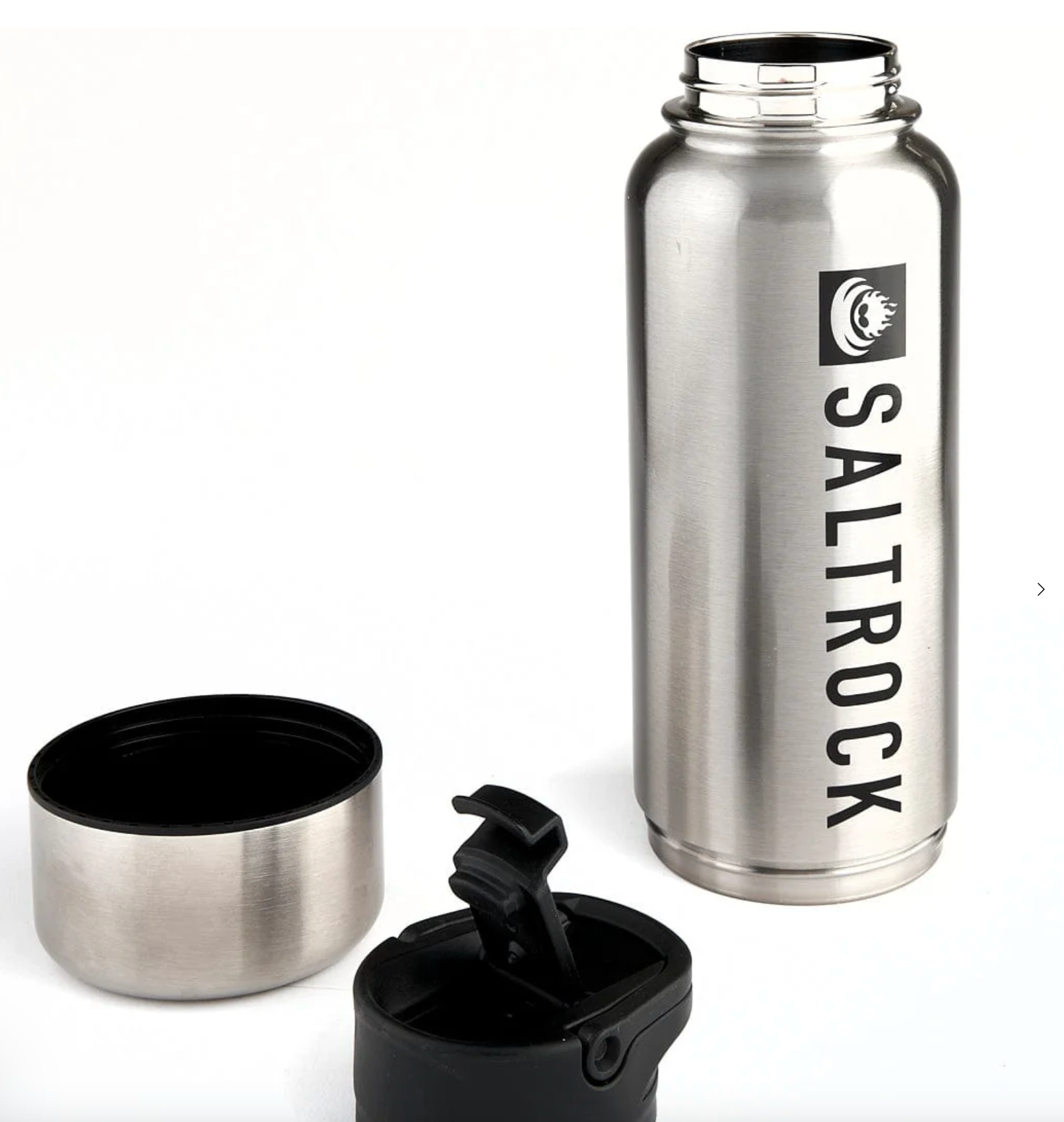 Saltrock Stash - Stainless Steel Water Bottle - Silver