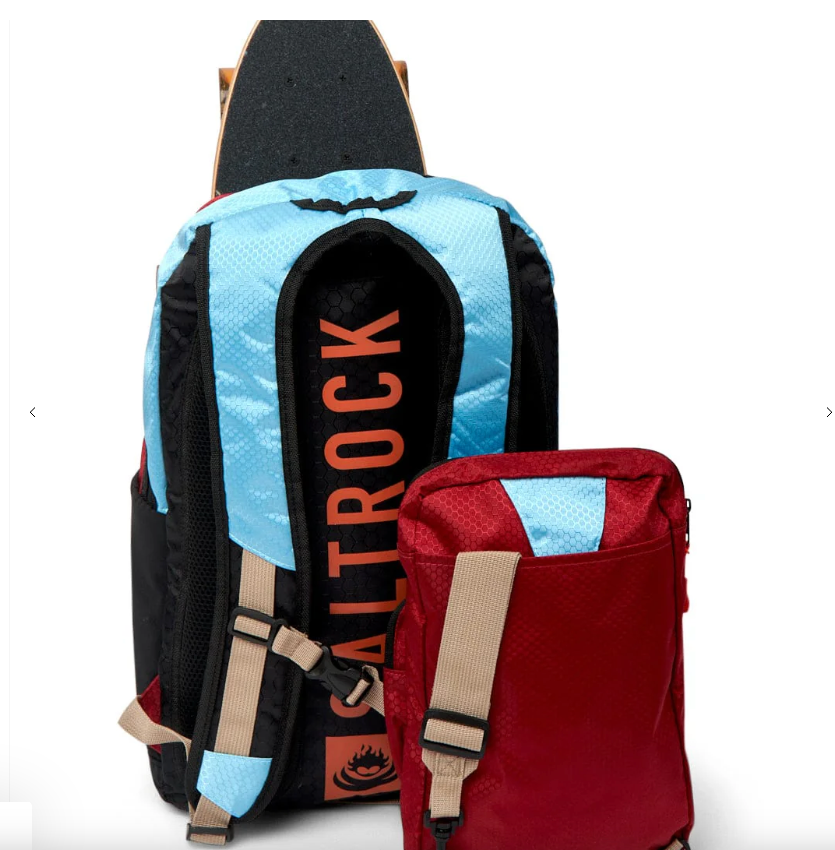 Saltrock Skatepack Pro - 2 In 1 Backpack - Red