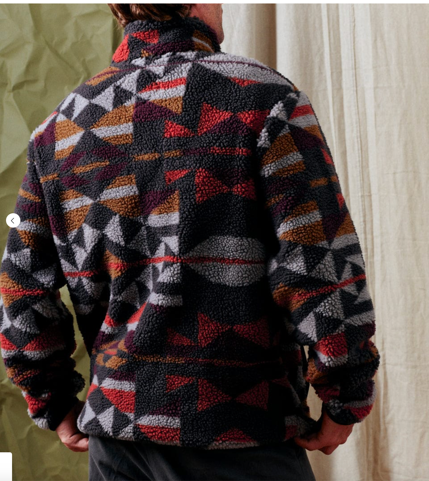 Saltrock Wye Aztec - Mens Recycled Fleece - Multi