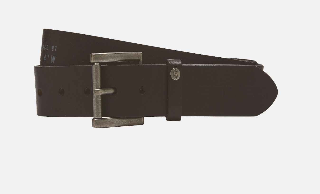 Animal Men's Brodi Leather Belt - BLACK