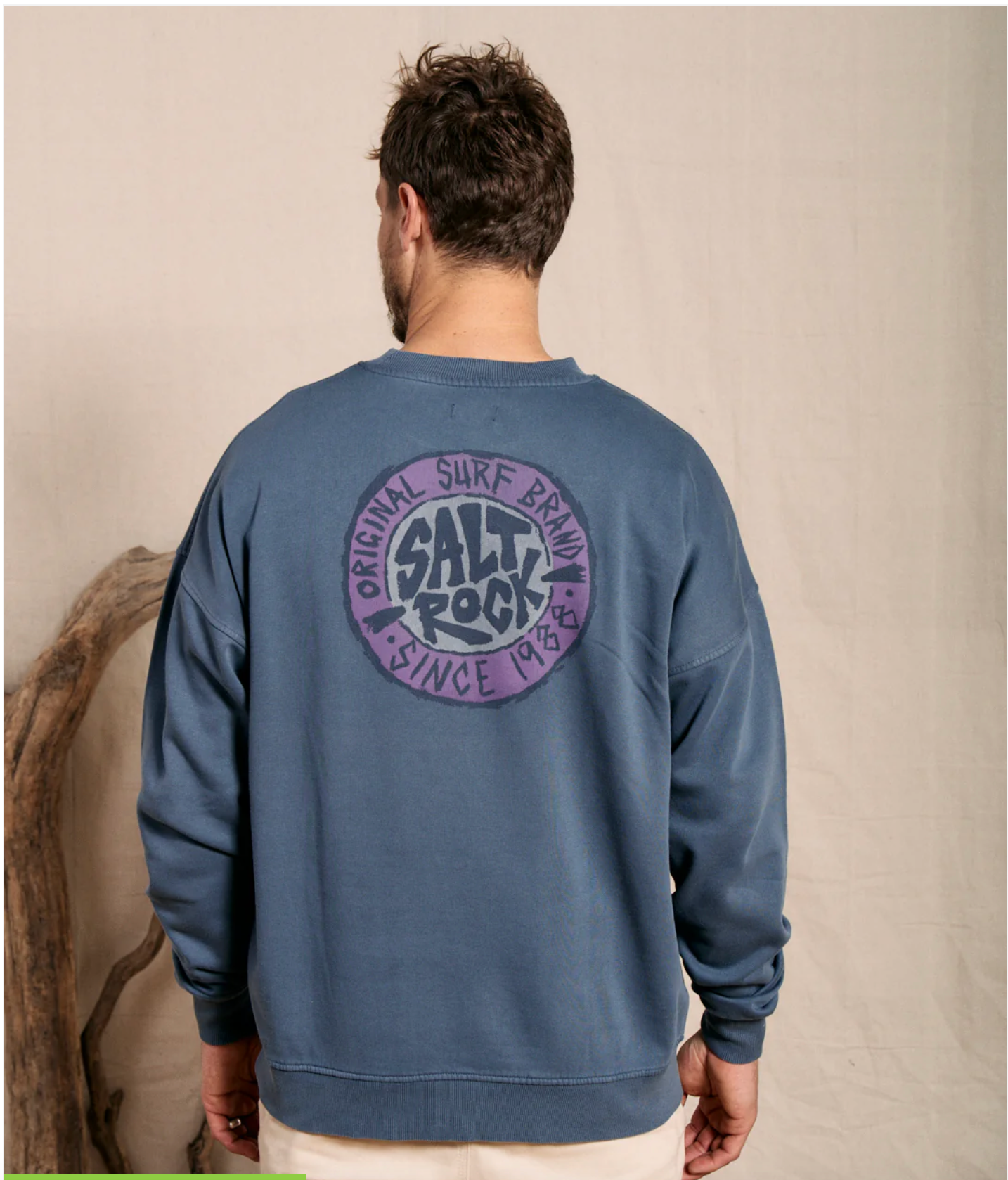 SALTROCK  Original - Mens Oversized Sweat - Blue