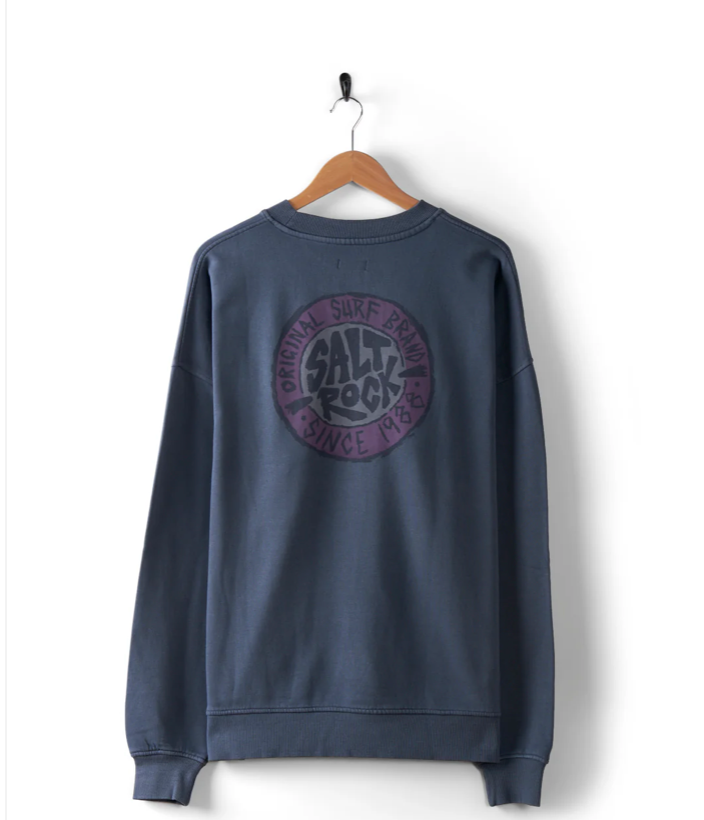 SALTROCK  Original - Mens Oversized Sweat - Blue