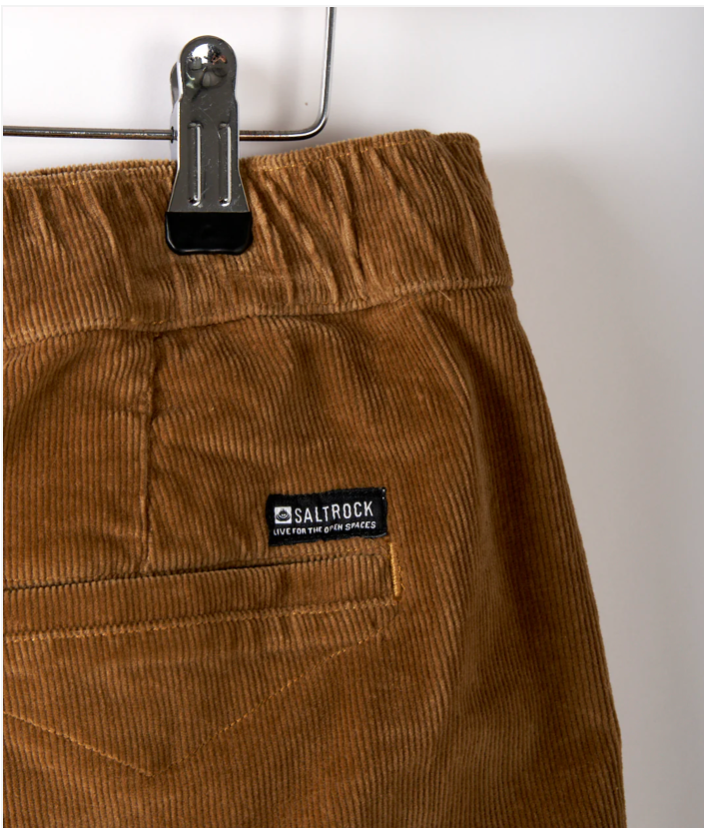 SALTROCK Meddon - Mens Cord Trousers - Brown