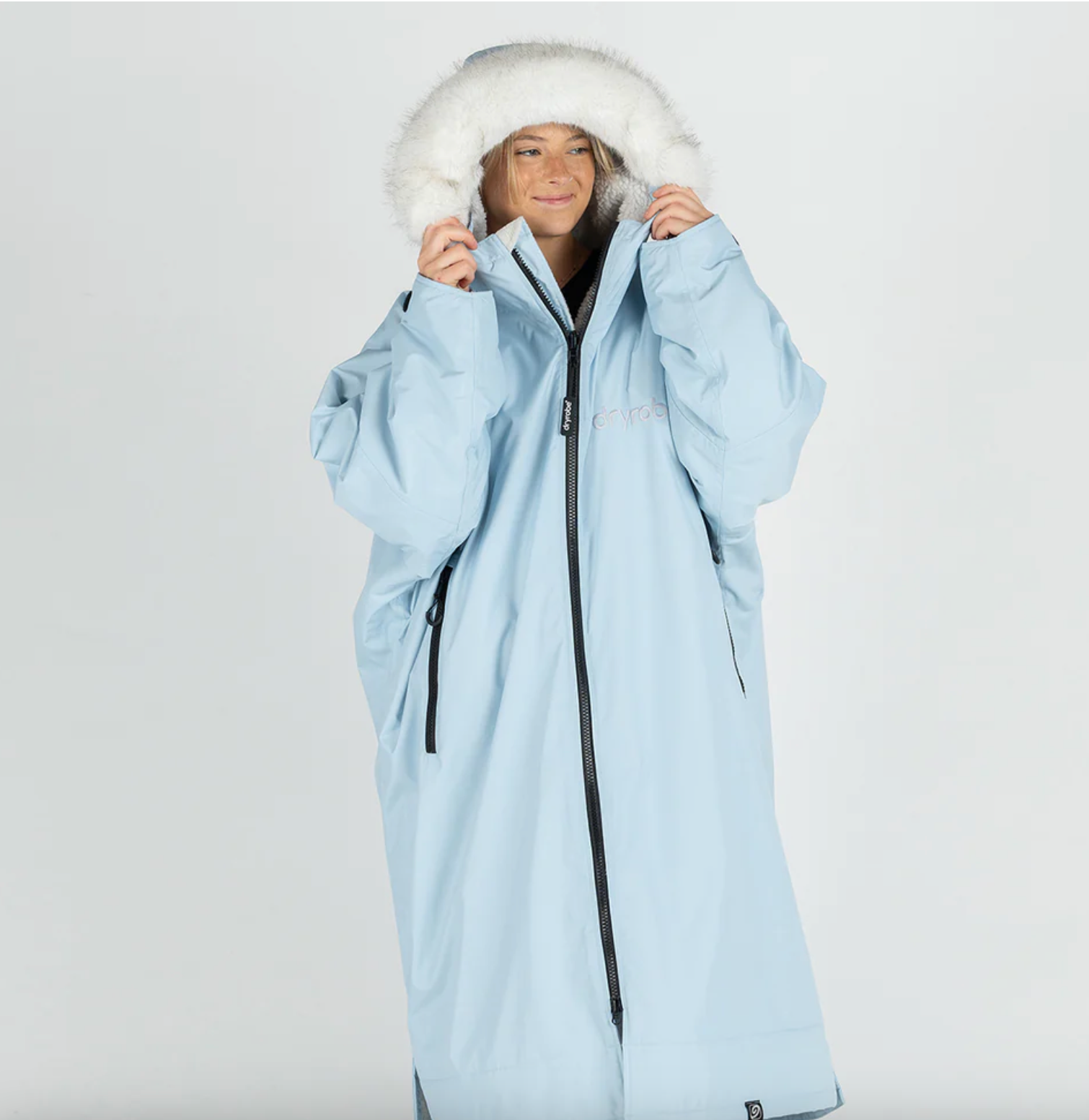 Dryrobe Advance Long Sleeve - Alpine Range - ICE BLUE