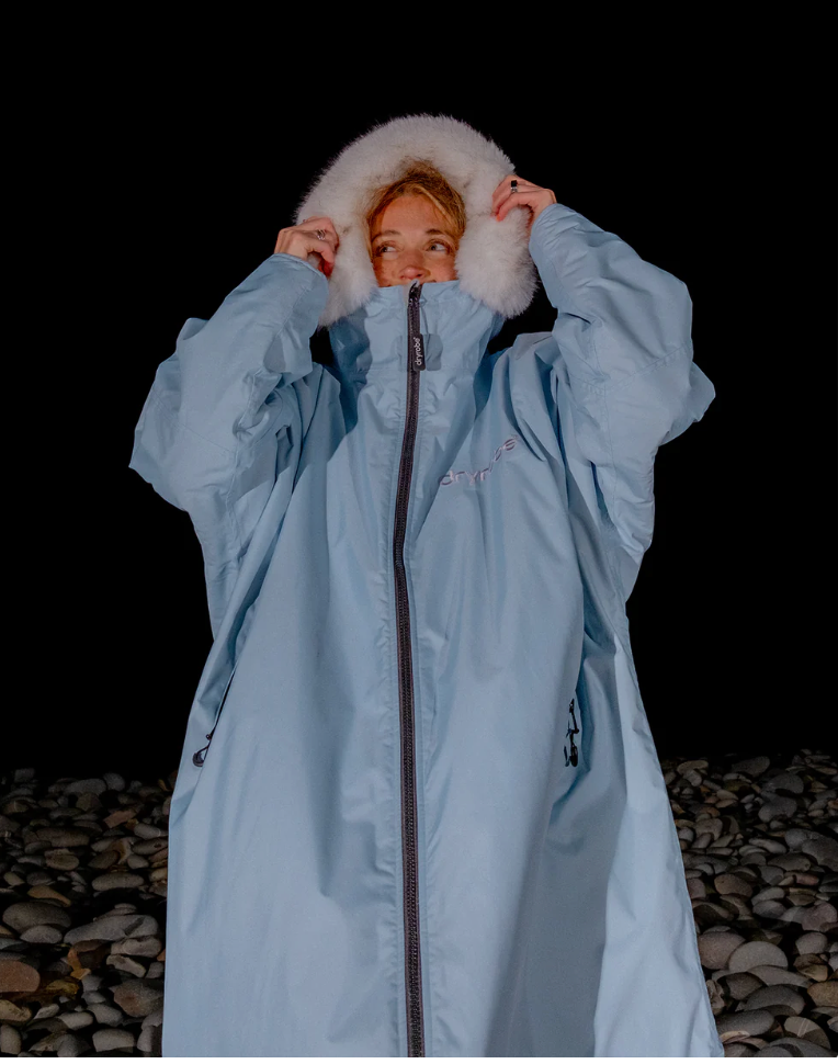 Dryrobe Advance Long Sleeve - Alpine Range - ICE BLUE