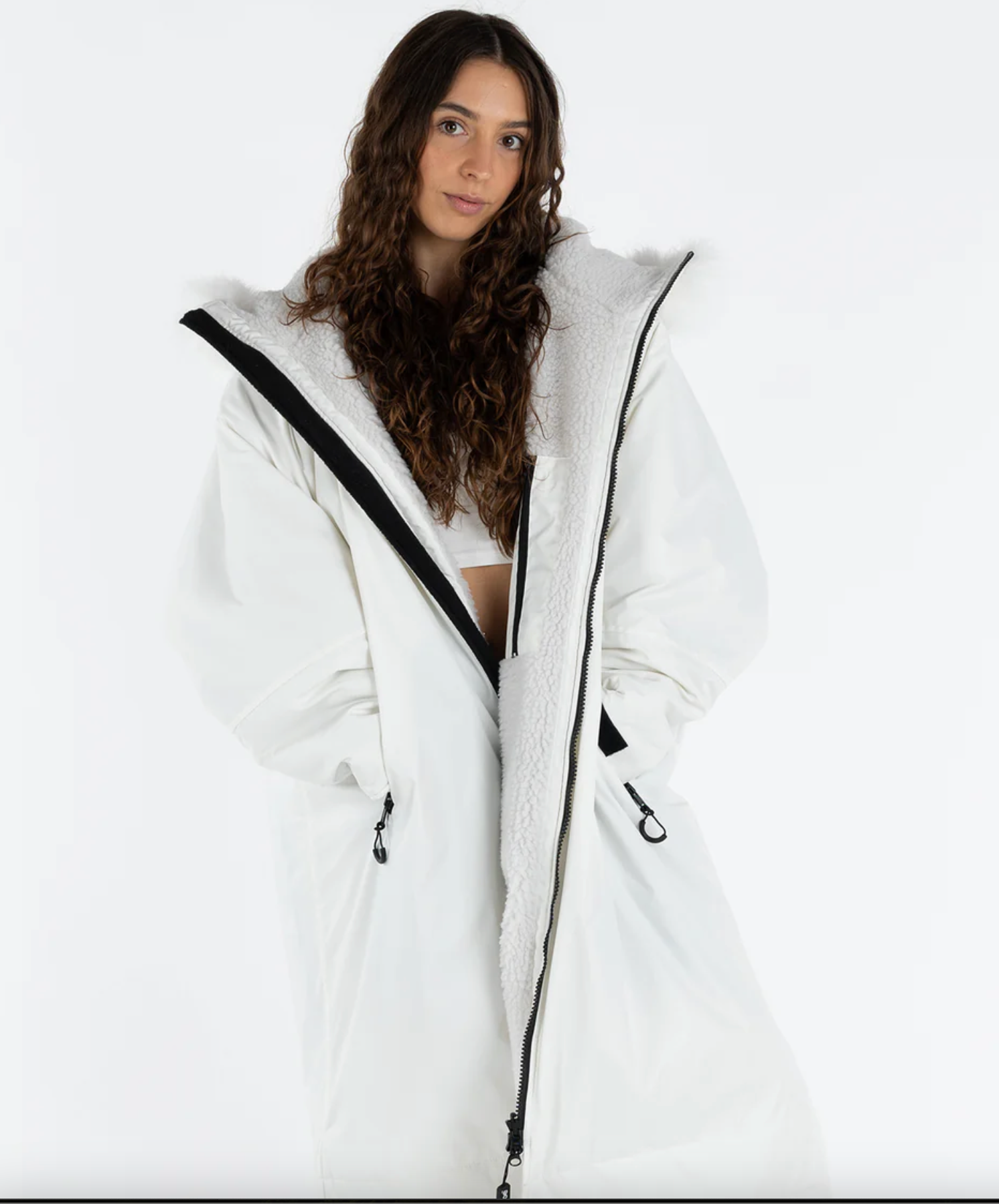 Dryrobe Advance Long Sleeve - Alpine Range- ICE WHITE