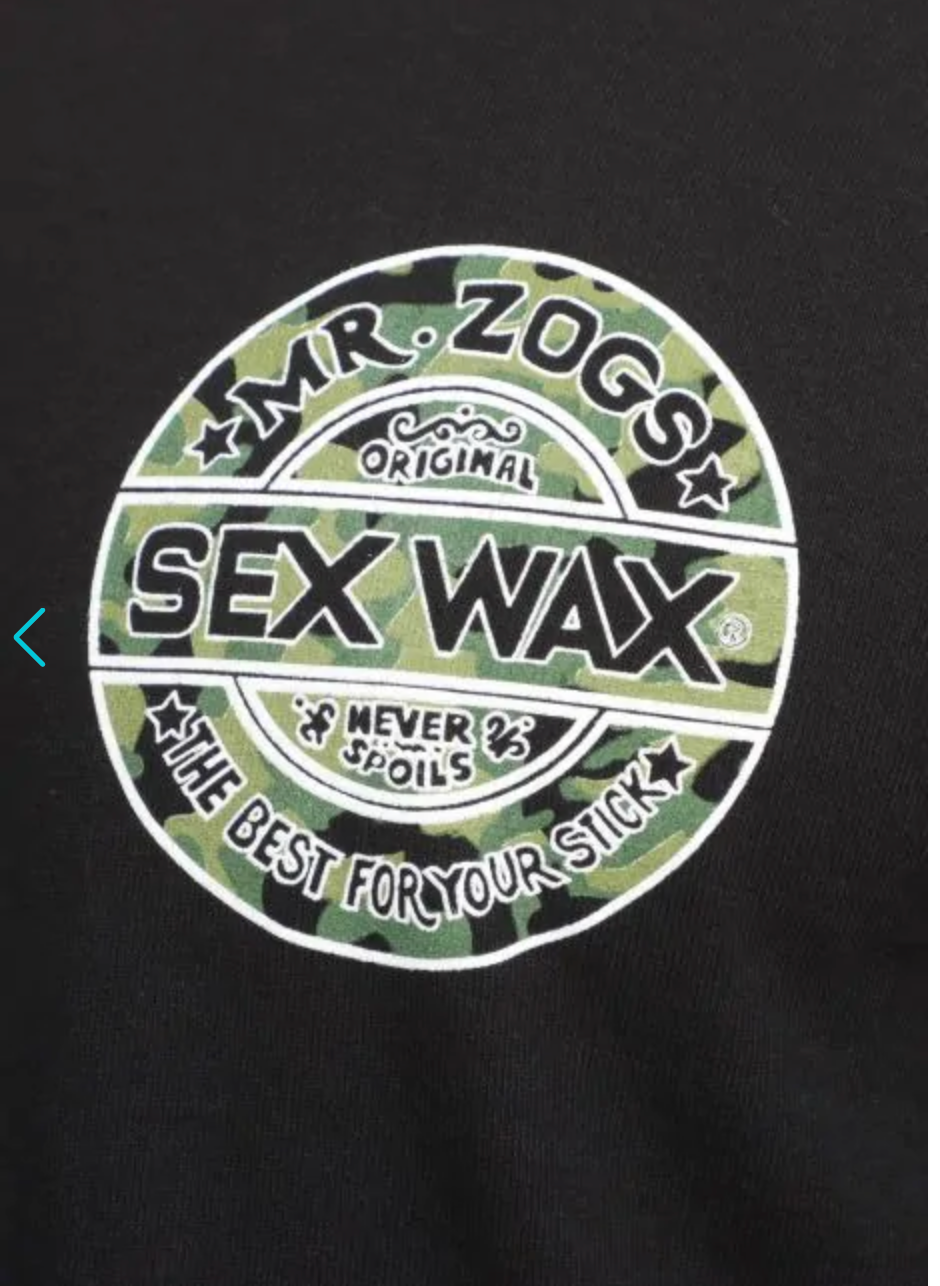 Sexwax Camo Tee Black