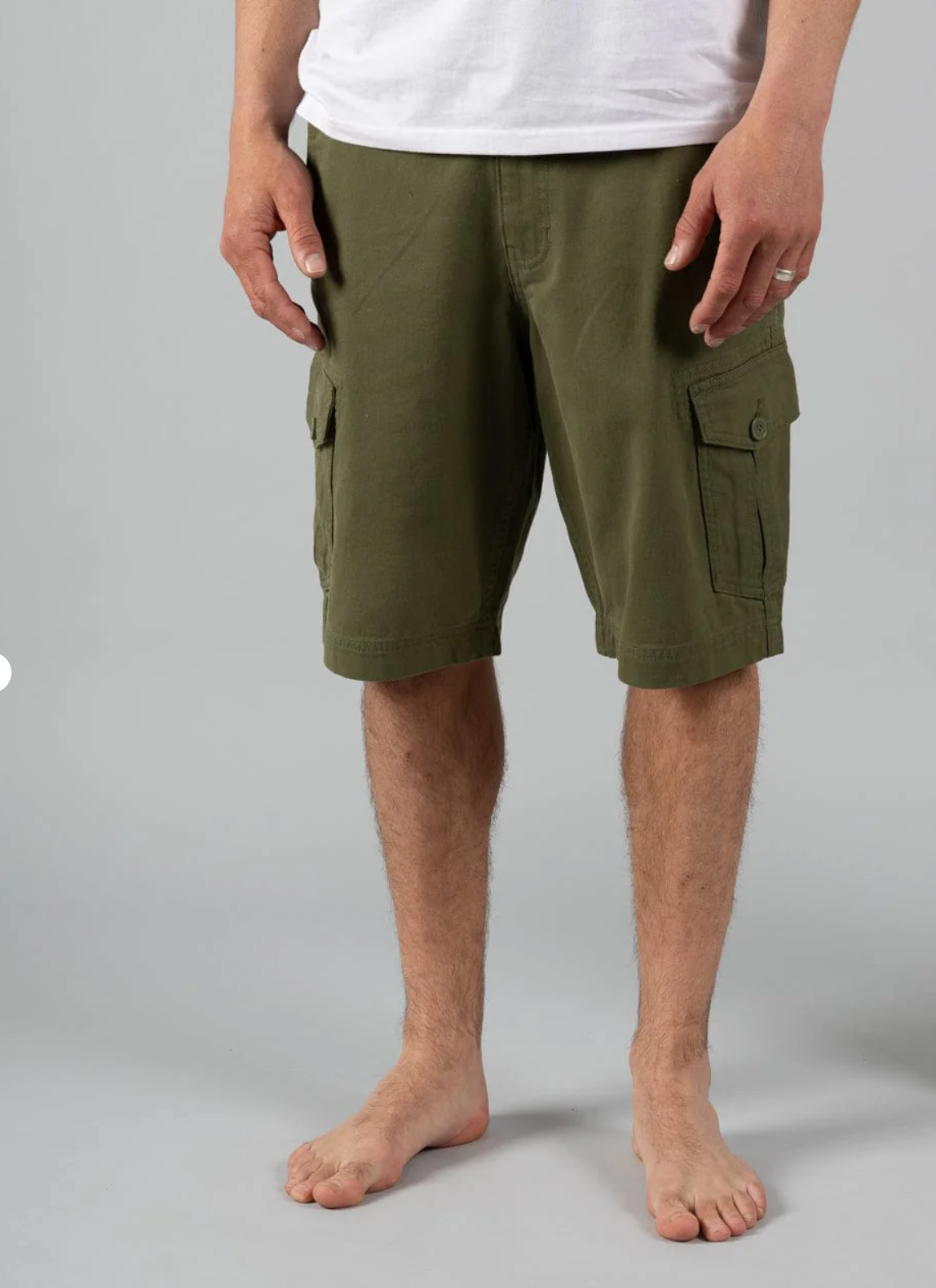SALTROCK Penwith II - Mens Cargo Short - Dark Green