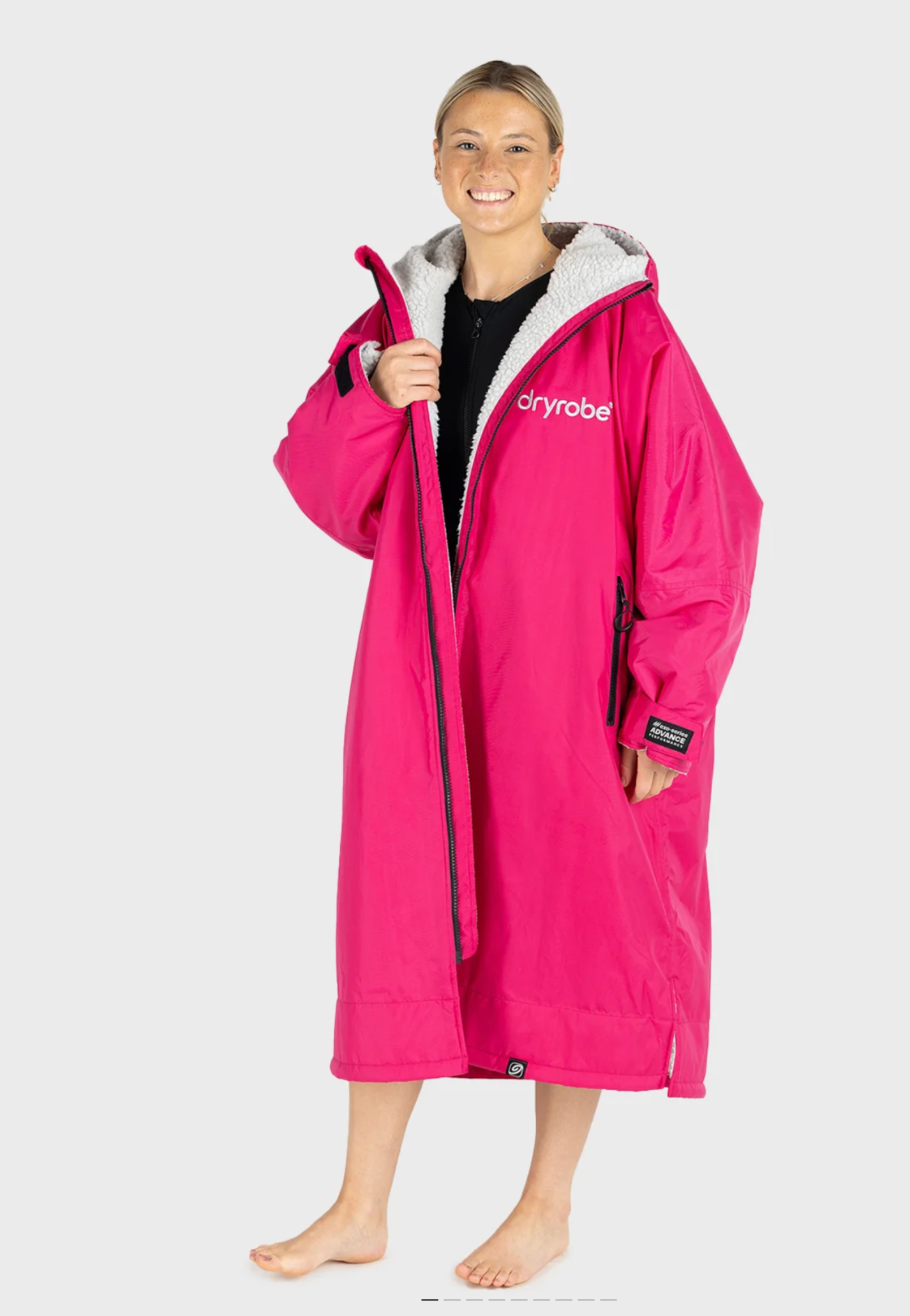 dryrobe Advance Long Sleeve PINK