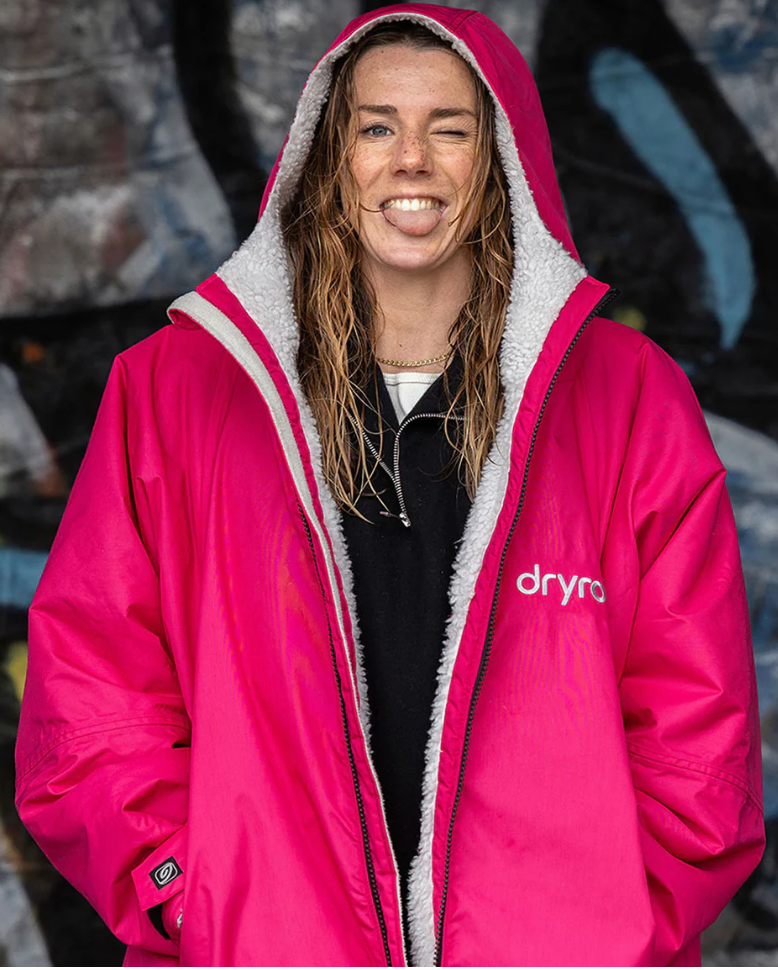 dryrobe Advance Long Sleeve PINK