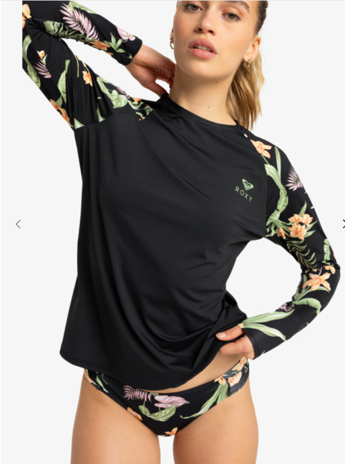 ROXY Lycra - Long Sleeves UPF 50 Surf T-Shirt for Women