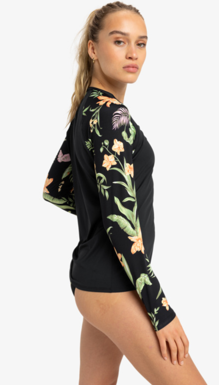 ROXY Lycra - Long Sleeves UPF 50 Surf T-Shirt for Women