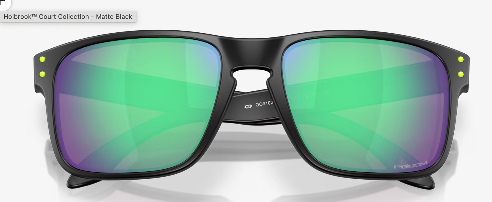 OAKLEY HOLBROOK Prizm Road Jade Lenses,  Matte Black Frame