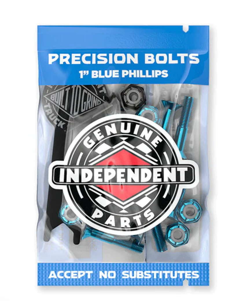 Independent Hardware 1" Phillips Blue/Black with Tool