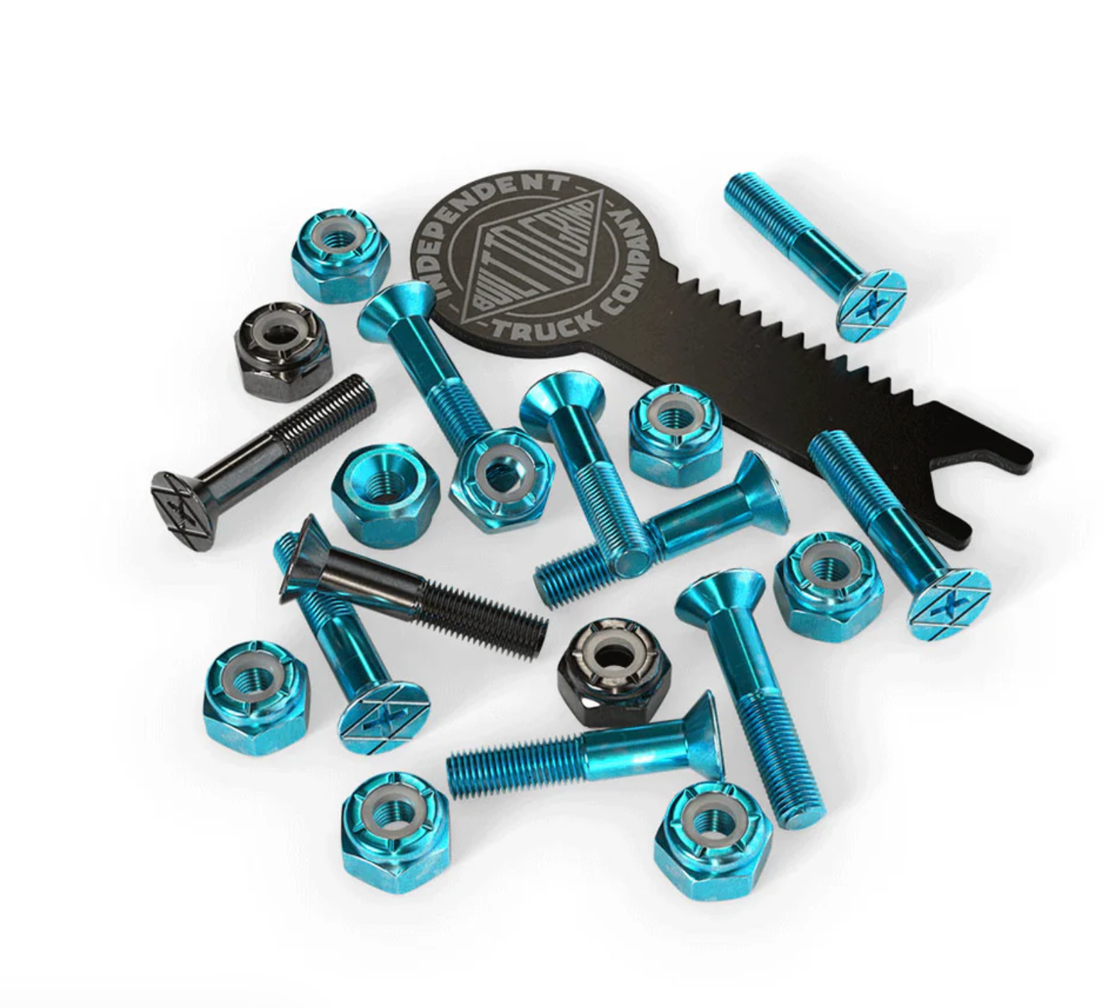 Independent Hardware 1" Phillips Blue/Black with Tool