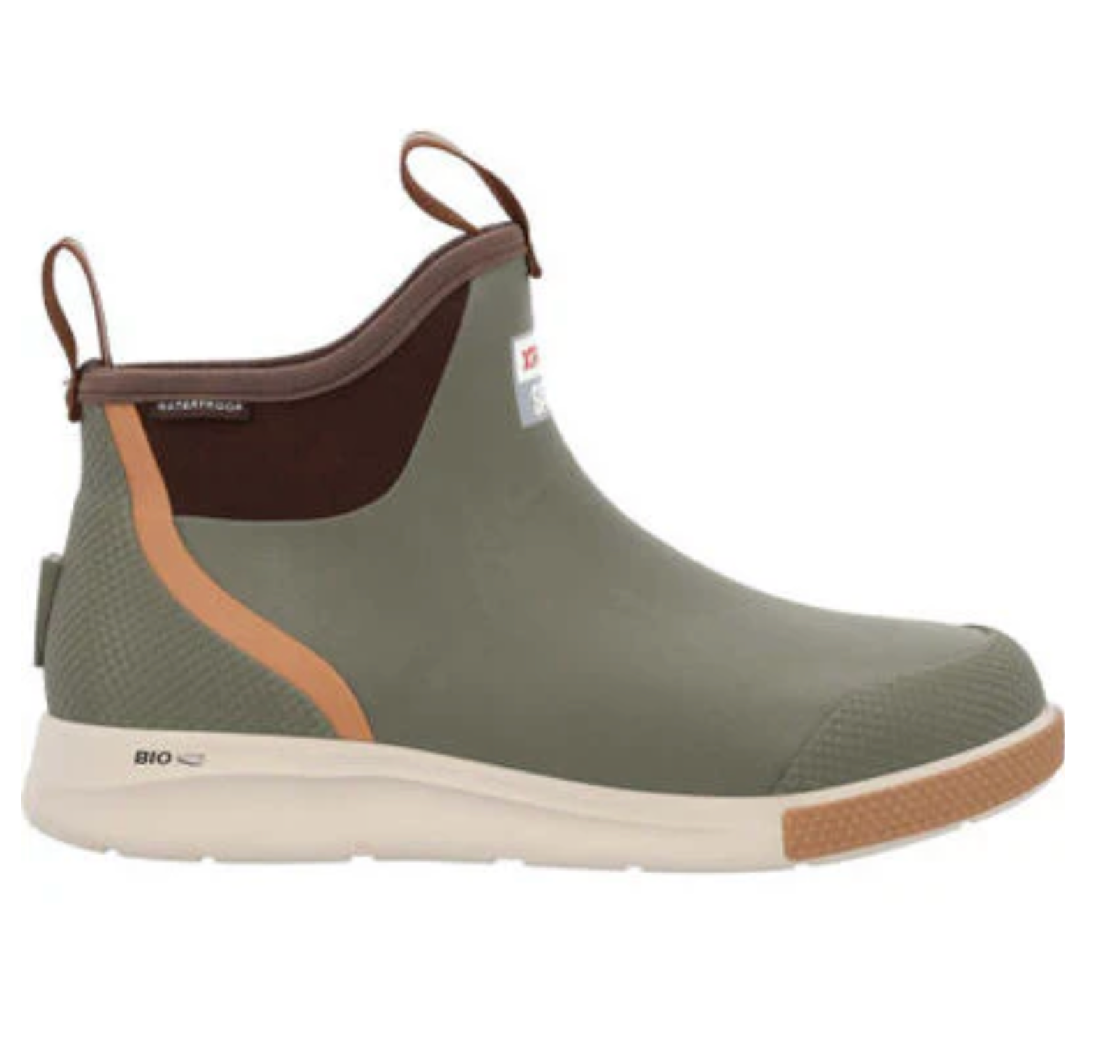 XTRATUF ANKLE DECK BOOTS IN OLIVE