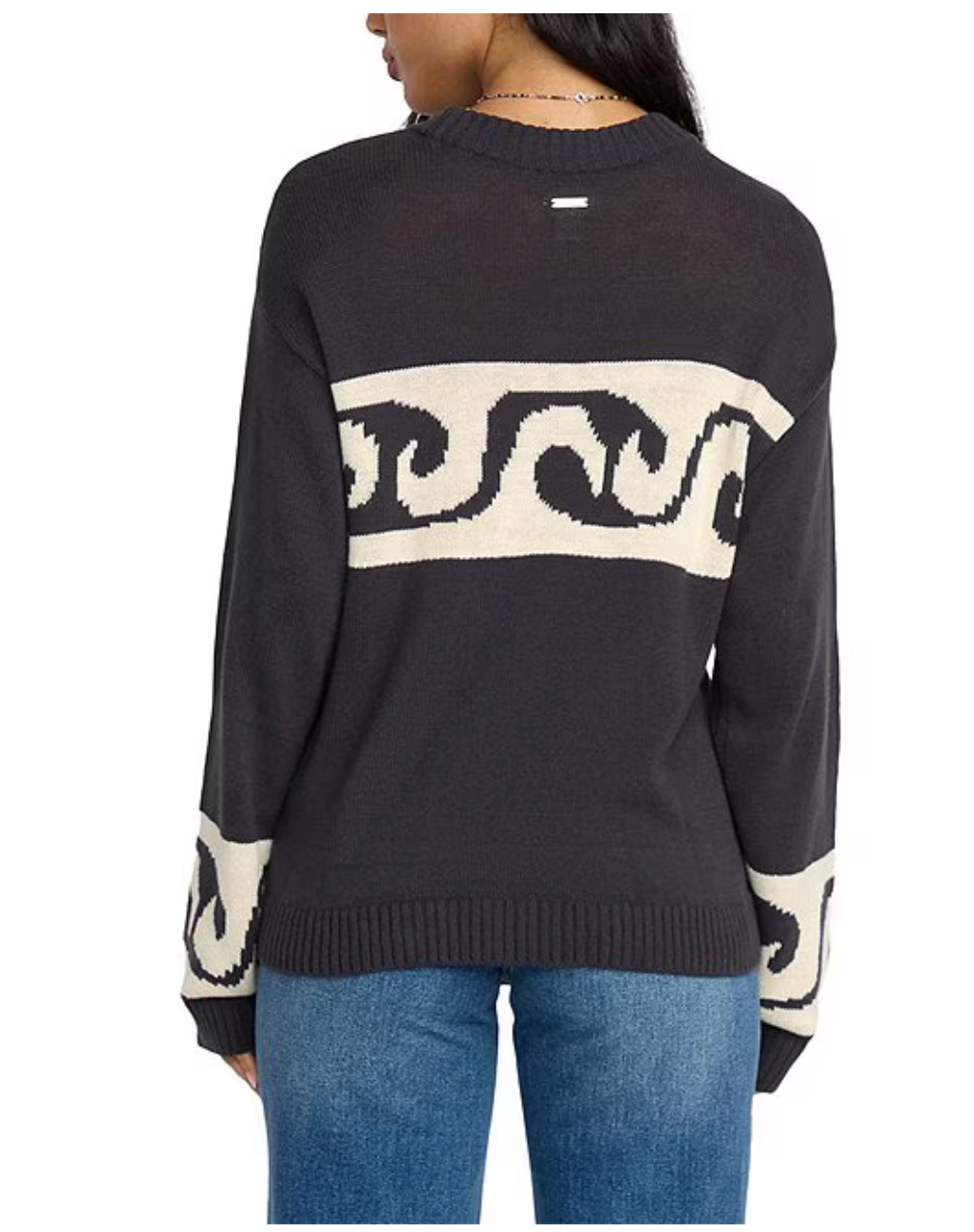 Billabong Wave Fade Long Sleeve Jacquard Sweater